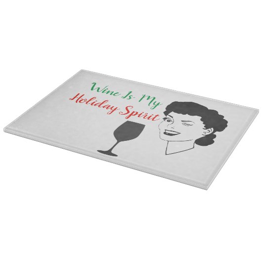酒おもしろいは僕のホリデー精神の切り札だ カッティングボード (角)