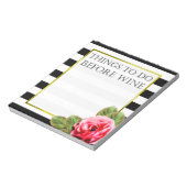 酒おもしろいを飲む前にやること ノートパッド (回転)