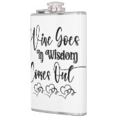 酒が入る フラスク (左)