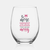 酒が増えるほど酒が増メリーえる ステムなしワイングラス (正面)