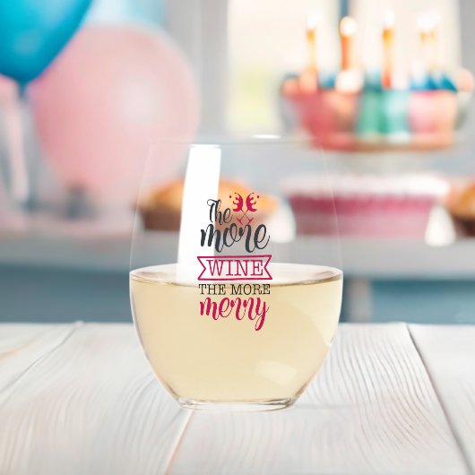 酒が増えるほど酒が増メリーえる ステムなしワイングラス (インサイチュ (ベビーシャワー))