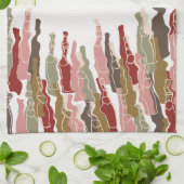 酒が起きるワインラバーのキッチンタオル キッチンタオル (折り畳み)