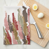 酒が起きるワインラバーのキッチンタオル キッチンタオル (四つ折り)