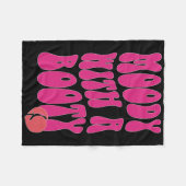 酒で不機嫌な フリースブランケット (正面(横))