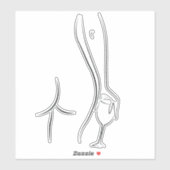 酒とワインの時計 シール (シート)