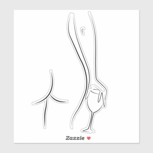 酒とワインの時計 シール (シート)