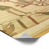 酒と武器を積んだ荷車を引く男たち ポスター (角)