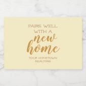 酒と相性が良カスタムい リキュールボトルラベル (シングルラベル)