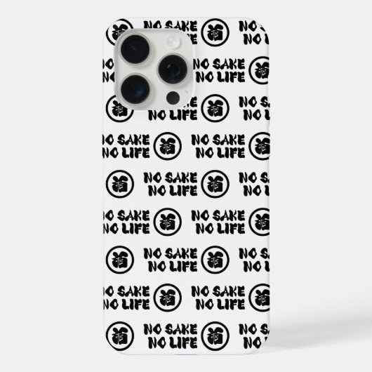 酒なし人生 iPhoneケース (裏面)