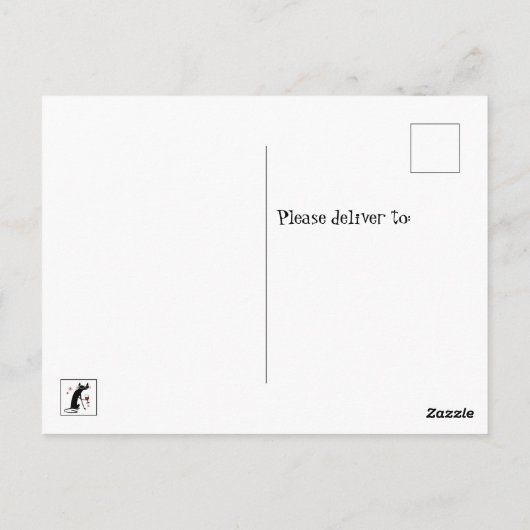 酒のボトルに幾ら費やしているかポストカード ポストカード (裏面)