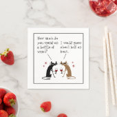 酒のボトルに幾ら費やしているか スタンダードカクテルナプキン (インサイチュ)