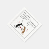 酒のボトルに幾ら費やしているか スタンダードカクテルナプキン (角)