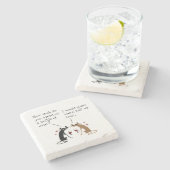 酒のボトルに幾ら費やしているか ストーンコースター (横)