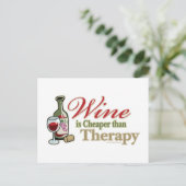 酒はセラピーより安い ポストカード (スタンド正面)