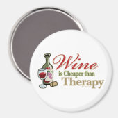酒はセラピーより安い マグネット (正面/裏面)