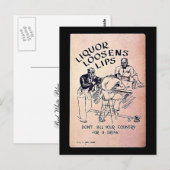 酒は唇を弛緩させる ポストカード (正面/裏面)