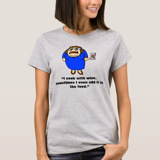 酒は年をとると上達する。 Tシャツ (正面)