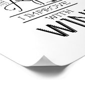 酒は年を取ると上達、酒は年を取ると上達する。引用文 ポスター (角)