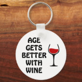 酒は年を取る キーホルダー (正面)