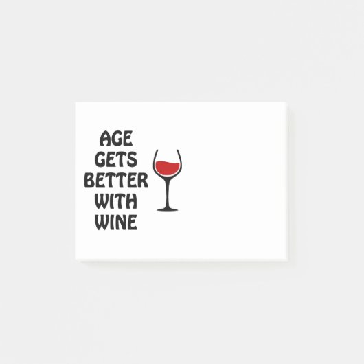 酒は年を取る ポストイット (正面)