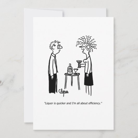 酒は年明けが早い 招待状 (正面)