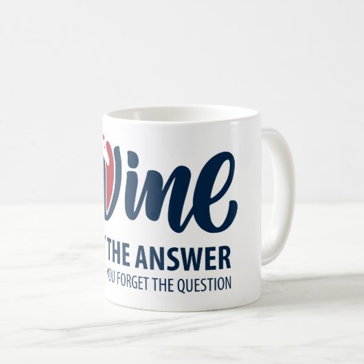 酒は答えにならぬ コーヒーマグカップ (正面右)