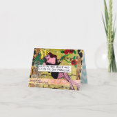 酒を手に取って貰うのを見て取れ シーズンカード (正面)