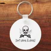 酒を飲まずに運転しない キーホルダー (正面)
