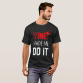 酒を飲ませてことわざ Tシャツ (正面フル)
