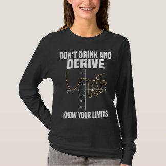 酒を飲まないで限界を導き出し知る Tシャツ