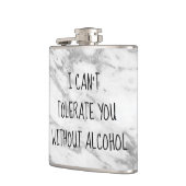 酒を飲まないと我慢できない フラスク (左)