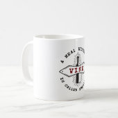 酒を飲まない食事を朝食という コーヒーマグカップ (正面左)