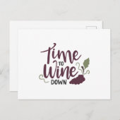 酒を飲み干す時間 ポストカード (正面/裏面)