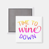 酒を飲み干す時間 マグネット (正面/裏面)