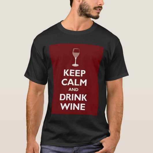 酒を飲むと幸福になる Tシャツ (正面)