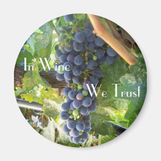 酒を飲むと我々は信用する マグネット (正面)