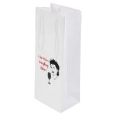 酒を飲むと抱き枕 ワインギフトバッグ (正面アングル)