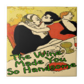 酒を飲むと気味が悪い タイル (正面)