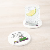 酒を飲むと身体が腐る コースター (側面)