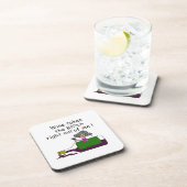 酒を飲むと身体が腐る コースター (右側)