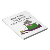 酒を飲むと身体が腐る ノートパッド (アングル)