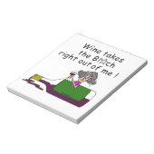 酒を飲むと身体が腐る ノートパッド (回転)