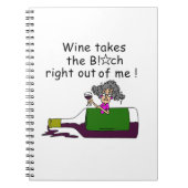 酒を飲むと身体が腐る ノートブック (正面)