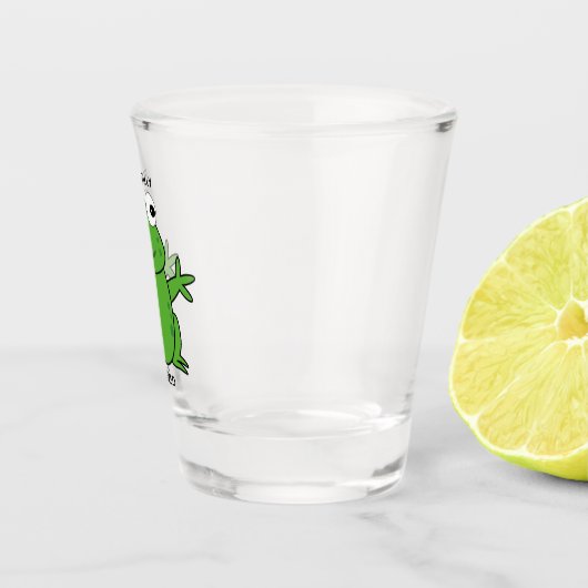 酒を飲むユーモア |トアおもしろいダリにブズー ショットグラス (右)