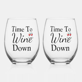 酒を飲む時間 ステムなしワイングラス