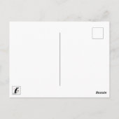 酒を飲む猫聞よ、彼女は飲 ポストカード (裏面)