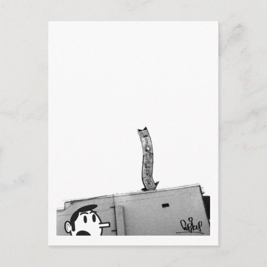 酒を飲む ポストカード (正面)