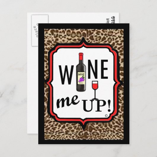 酒を飲め ポストカード (正面/裏面)