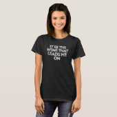 酒を飲んで気がつく Tシャツ (正面フル)