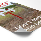 酒を飲んで運転するな ポスター (角)